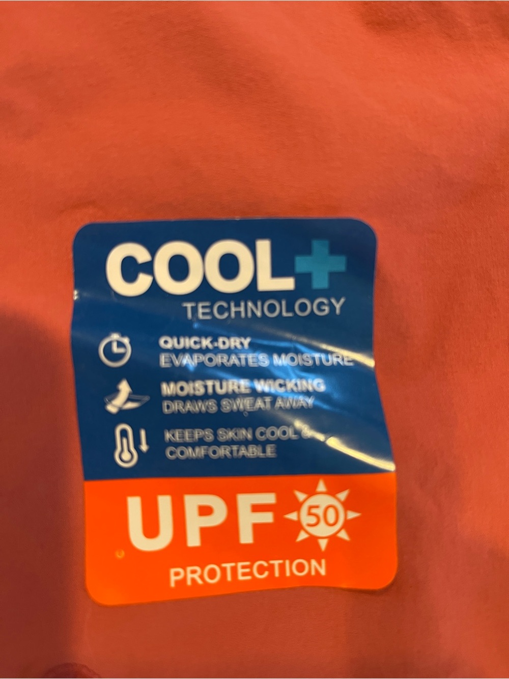 Women's Athletic Coral Quick-Dry Shorts with UPF - Picture 3 of 4
